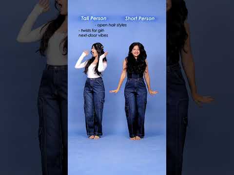 How to style CARGO jeans/ pants as a SHORT vs TALL girl? | Jhanvi Bhatia