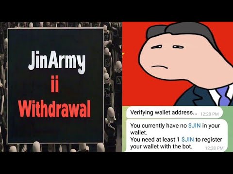 How to withdraw #JinArmy #Airdrop // #CYBERDOGE update!!!