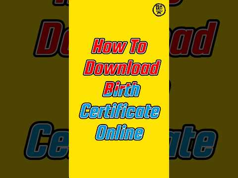 How To Download Birth Certificate Online In Tamilnadu #birthcertificate #birthcertificateonline