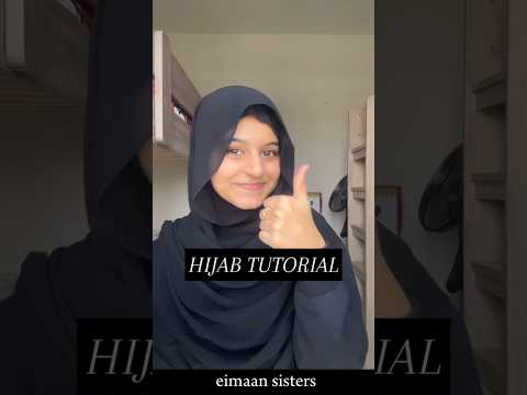 HIJAB TUTORIAL!! #eimaansisters #hijab #islam #muslim #hijabstyle #hijabtutorial #islamicvideo