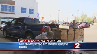 Couple donates wedding gifts to Dayton Children's Hospital