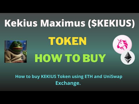 How to Buy Kekius Maximus (KEKIUS) Token Using UniSwap Exchange and ETH on Trust Wallet