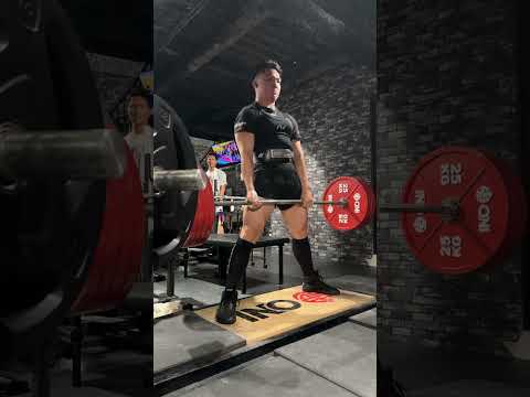 ワイドデッドリフト225kg × ??? #パワーリフティング #筋トレ #フィットネス