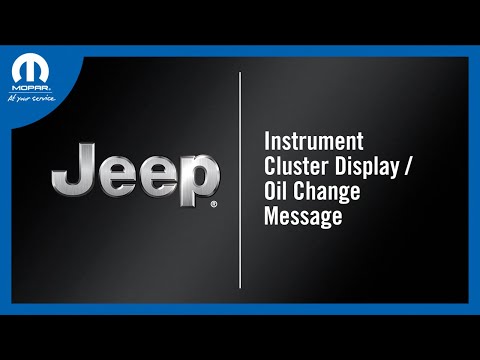 Instrument Cluster Display / Change Oil Message | How To | 2024 Jeep Compass