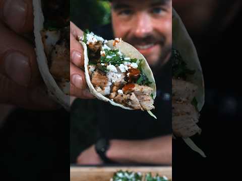 Pollo Asado Tacos Recipe - Grilled Chicken Tacos #shorts #tacos #bbq