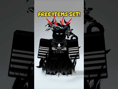 Get The New Free Items Doom Set (3 Items) #roblox #shorts