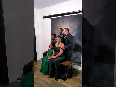 At Home Family Photos :  Shein Gowns, Amazon Suits, and Sensationnel Latisha Synthetic Wig