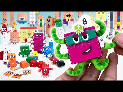 Easy DIY Numberblocks Toys - Magnetic Poseable Figures (Instructions for 1-30)