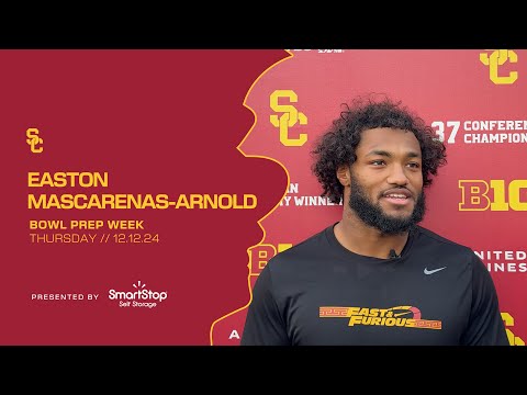 USC LB Easton Mascarenas-Arnold | Thursday of Texas A&M Bowl Prep