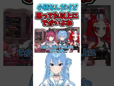 どこが大きいの？【星街すいせい/宝鐘 マリン/ハコス・ベールズ】【ホロライブ切り抜き】