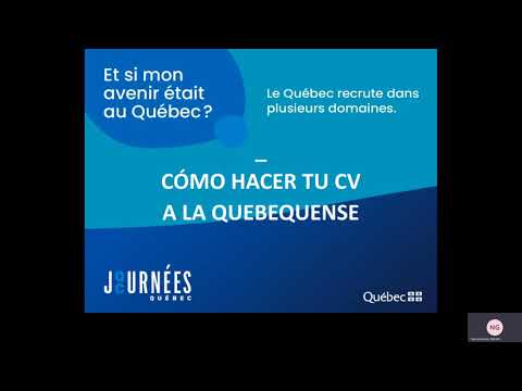 ¿Cómo hacer tu CV a la "quebequense"?