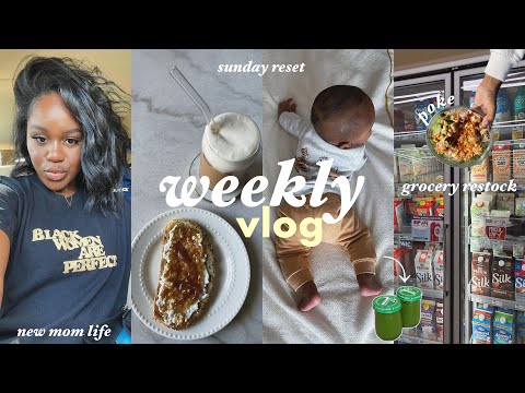 WEEKLY VLOG | why i'm making my baby's food from scratch, sunday reset routine & grocery shopping