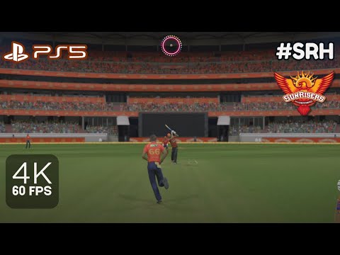 IPL 2024: Team Sunrisers Hyderabad SRH - Dominating the Field | 4K Ultra HD | PlayStation 5 Cricket