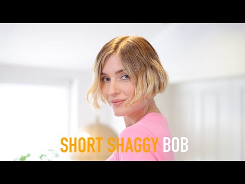 How To: Short Shaggy Bob Haircut & Messy, Wavy Styling | KMS Pro