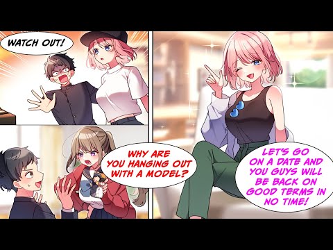 [Manga Dub] I went viral for saving a model from an accident, and my childhood friend is jealous..!?