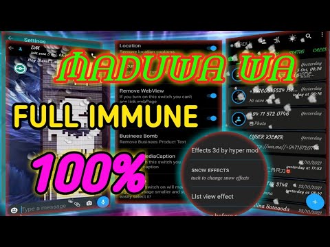 NOVO MELHOR💙💙 WHATSAPP IMUNE SECUNDARIO💙💙 ATUALIZADO 2021|ANTIVIRUS WA #whatsapp#immune| Maduwa Tech