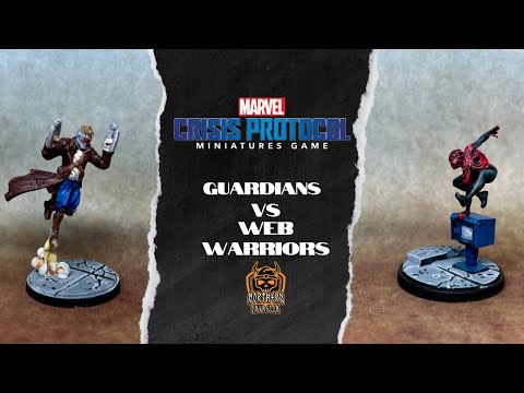 Guardians of the Galaxy vs Web Warriors(15pts): Marvel Crisis Protocol Gameplay Battle - MCP