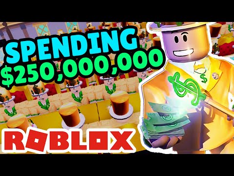 Spending $250,000,000 in My Restaurant! (Roblox)