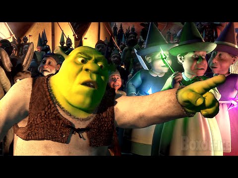 Criaturas de contos de fadas invadem o pântano de Shrek 🔥 4K