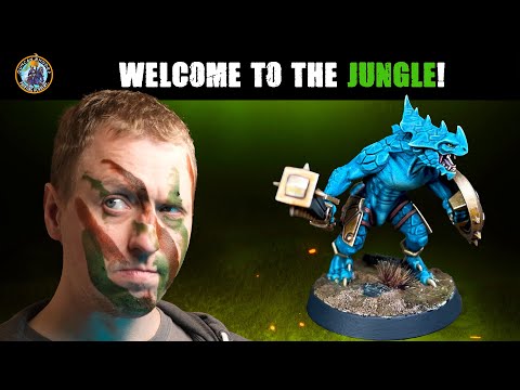 How to Paint a Seraphon Saurus Warrior for Warhammer Age of Sigmar | Duncan Rhodes