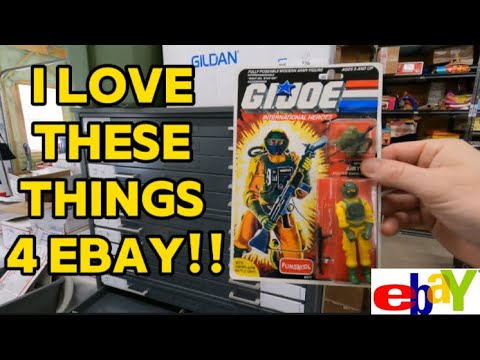 Pulling EBay Orders!   GI Joes Carry the Day!!