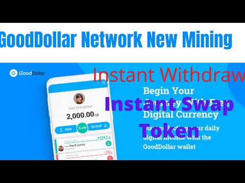 GoodDollar || GoodDollar Wallet || Instant Withdraw || instant Swap || #Gooddollarwallet #Gooddollar