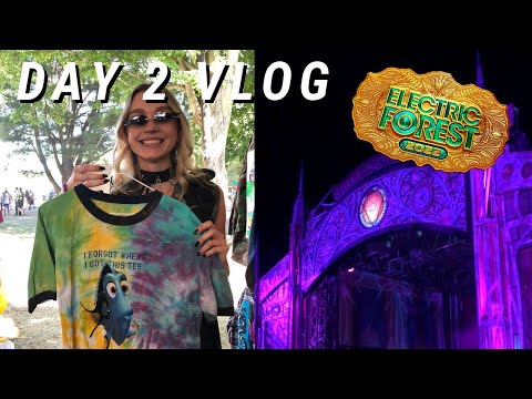 ELECTRIC FOREST 2022 DAY 2 VLOG 🎷 GRIZ, SUBTRONICS, ETC.