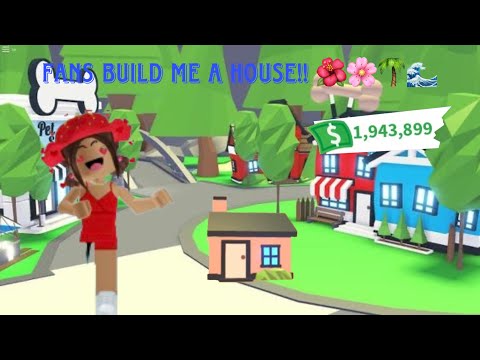 FANS BUILD A HOUSE FOR ME!! 🌺🫶🏽🎀💗