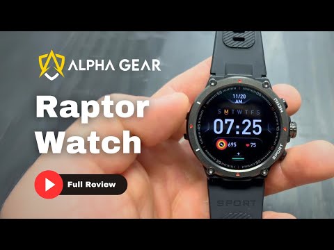 In-Depth Review: Alpha Gear Raptor Smart Watch – Your Next Fitness Tech Essential?🦖