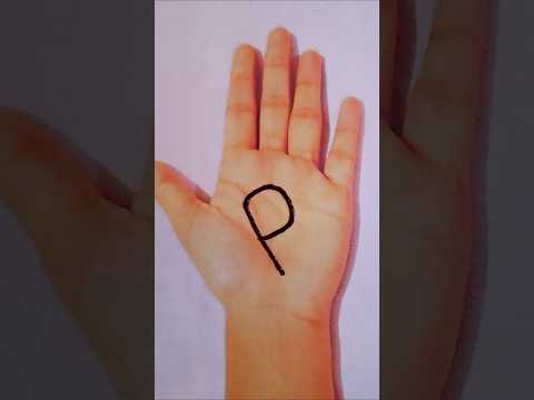 P letter mehndi design trick #mehndi #youtubeshorts #shorts #viralvideo