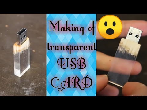 Transparent USB memory making process/Roy tv