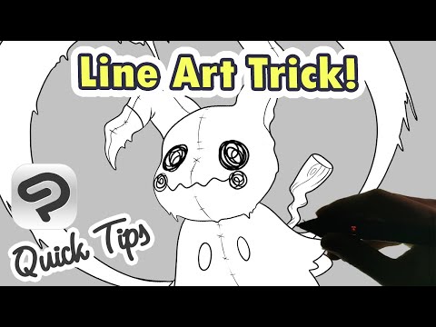 A Must Know Line Art Tip for Clip Studio Paint! Easier Line Art Using the Object Transform Tool