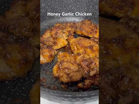 Quick n delicious chicken recipe #honeychicken #garlicchickenrecipe #chinesefood #lunchdinnerrecipe