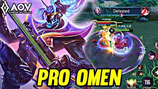 AOV : OMEN GAMEPLAY | PRO OMEN - ARENA OF VALOR LIÊNQUÂNMOBILE ROV