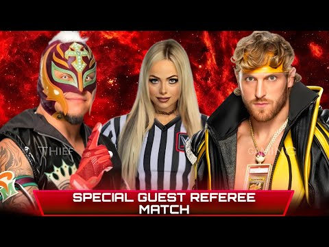 WWE 2K24 • Special Guest Referee Match - Rey Mysterio VS Logan Paul | WWE