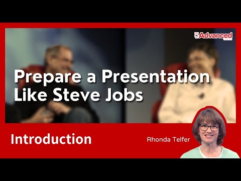 效法賈伯斯準備簡報 Prepare a Presentation Like Steve Jobs