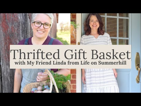 Mystery Gift Basket THRIFT SWAP with Linda from Life on Summerhill