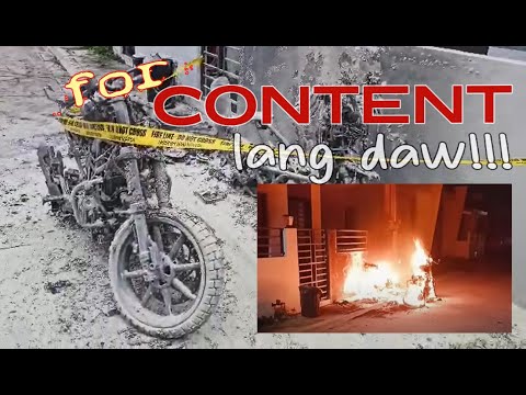 Sinunog ang mga motor ko!!! Nmax and Bigbike... for content lang daw?!