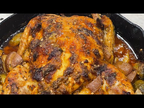 OVEN ROASTED CHICKEN | HOW TO ROAST A CHICKEN : WHOLE CHICKEN #roastedchicken #wholechickenroast