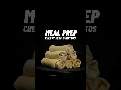 High Protein Cheesy Beef Burritos 🔥🌯