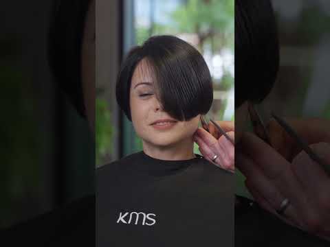 Beyond Hair with Edwin Johnston | Before & After: Julie's Long Pixie Touch-Up | #shorts | KMS HAIR