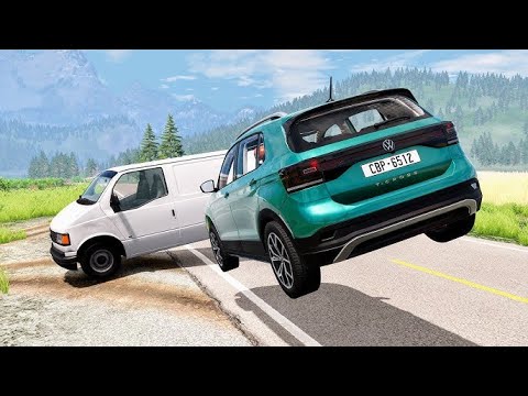 High Speed Traffic Car Crashes #1 - Beamng Drive | EcoBeam