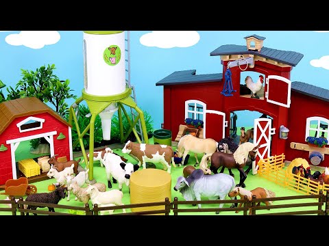 Building Farm for Barnyard Animal Figurines