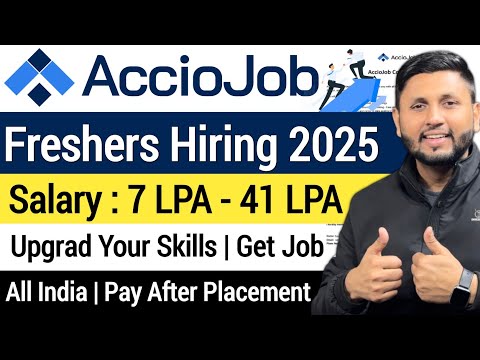 Acciojob Hiring Freshers 2025 | 7 LPA | Acciojob Review | Acciojob Pay After Placement | Online Jobs