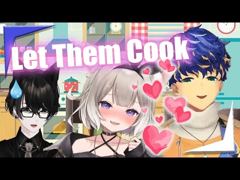 Aruse Inu can't handle husband and wife AsNiu flirting in his food show【Holostars Neoporte EngSub】