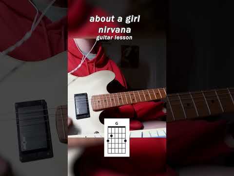 About A Girl Guitar Lesson #aboutagirl #bleach #guitarlesson