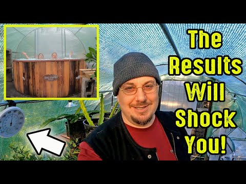 Will An Inflatable Hot Tub / Spa Adequately Heat A Greenhouse? The Results Will Shock You!