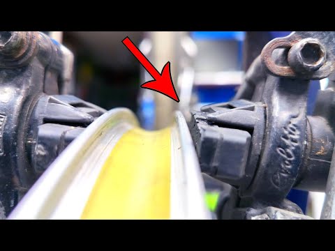 How to adjust the brake on your bicycle. Hydraulic V-Brake