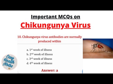 Chikungunya Virus ।। Multiple Choice Questions with answers