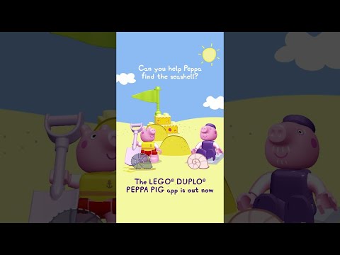 Can You Help Peppa Find The Seashell? #shorts #peppapig #LEGODUPLO